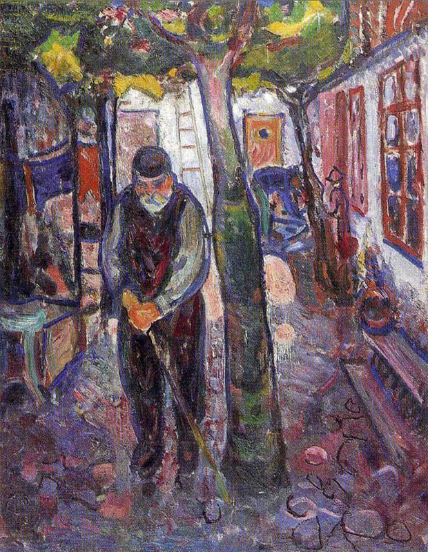 old man in warnemunde